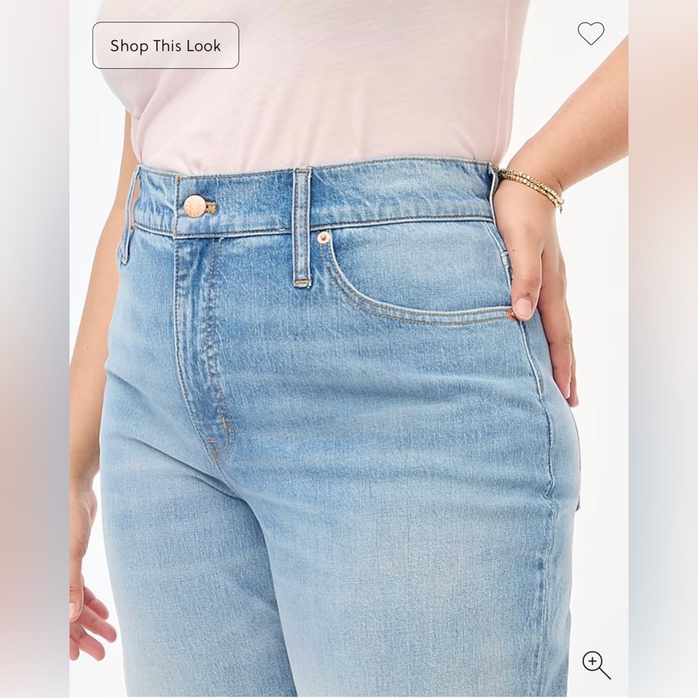 J.Crew Tall wide-leg cropped jean in all-day stretch - Picture 5 of 9